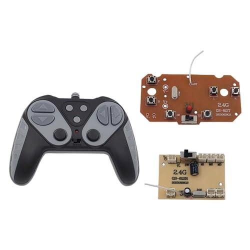 LOVIVER Senderplatine, Empfängerplatine mit RC-Fernbedienung, für RC Car Engineering Vehicle Vehicles Crawler DIY-Zubehör, Dunkelgrau LOVIVER Senderplatine, Empfängerplatine mit RC-Fernbedienung, für RC Car Engineering Vehicle Vehicles Crawler DIY-Zubehör, Dunkelgrau von LOVIVER