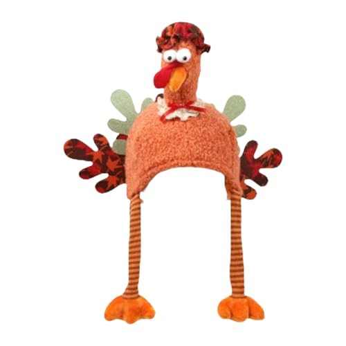 LOVIVER Thanksgiving Truthahn Hut Tier Puppe Kopfbedeckung Zubehör Ornament Bequemes Cosplay Kostüm Verkleidung für Frauen, Style B von LOVIVER