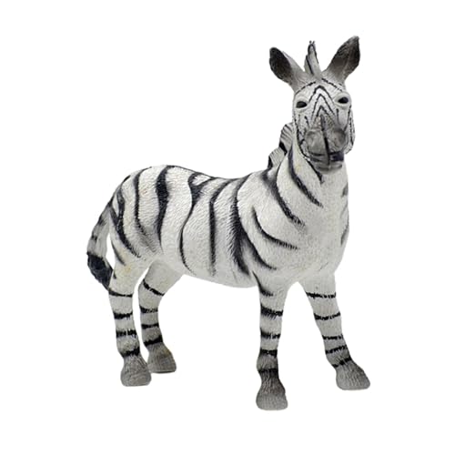 LOVIVER Tierfiguren Tierspielset Lernspielzeug Geburtstagsgeschenke Simulation Tiere Kinderspielzeug Tiermodell, Zebra von LOVIVER