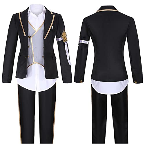 LOVIZA Kostüm 【Twisted-Wonderland: Floyd Leech】 Cosplay Kleidung Karneval Kleid Halloween Bekleidung Fasching Party Anime Rollenspiel Outfit Kostüme -XL von LOVIZA