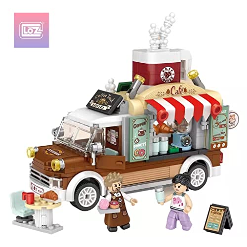 LOZ 1740 Miniatur-Bausatz Cofee Truck 442 Teile von LOZ