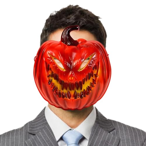 LPORF Halloween-Gesichtsbedeckung, kopfbedeckung | Halloween Gesichtsbedeckung,PVC-Halloween-Kunst-Gesichtsbedeckung, Geister-Design, Gesichtsdekoration für lustige Feiertags-Gesichtsbedeckung von LPORF