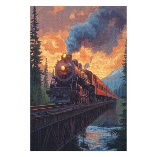 Puzzle für Erwachsene, 1000 Teile, Flying Scotsman, Spiel, 50 x 70 cm Puzzle für Erwachsene, 1000 Teile, Flying Scotsman, Spiel, 50 x 70 cm von LQKADBCXT