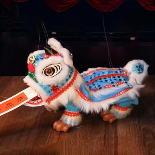 Chinesische Löwen-Handpuppe mit Stab, chinesische Marionette Löwe Ornament Traditionelle asiatische Figur P-uppet, Zugschnur P-uppet Marionette P-uppet, für Urlaubsparty Chinesische Löwen-Handpuppe mit Stab, chinesische Marionette Löwe Ornament Traditionelle asiatische Figur P-uppet, Zugschnur P-uppet Marionette P-uppet, für Urlaubsparty von LQQDREX