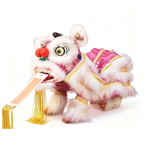 Chinesische Löwen-Handpuppe mit Stab, chinesische Marionette Löwe Ornament Traditionelle asiatische Figur Puppe, Zugschnur P-uppet Marionette P-uppet, für Urlaubsparty Chinesische Löwen-Handpuppe mit Stab, chinesische Marionette Löwe Ornament Traditionelle asiatische Figur Puppe, Zugschnur P-uppet Marionette P-uppet, für Urlaubsparty von LQQDREX