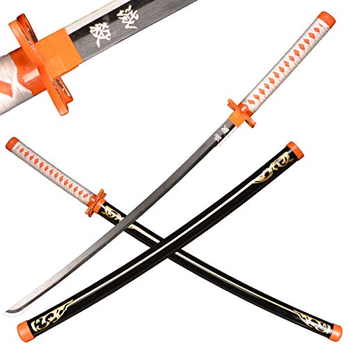 LQZJG Anime Bambus Schwert Cosplay Schwert,Kochou Kanae Nero Schwert Katana 103cm/40 Zoll von LQZJG