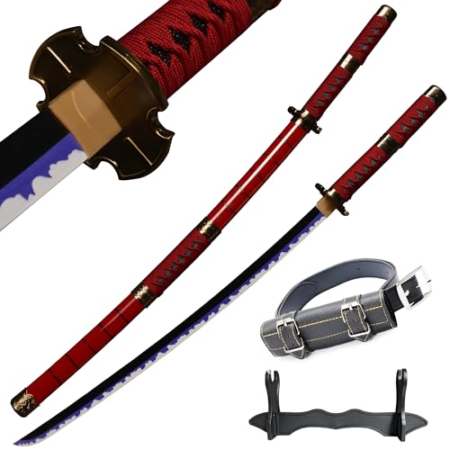 LQZJG Anime Cosplay Schwert Roronoa Zoro Schwert Sandai Kitetsu Schwert 103cm/40 Zoll von LQZJG