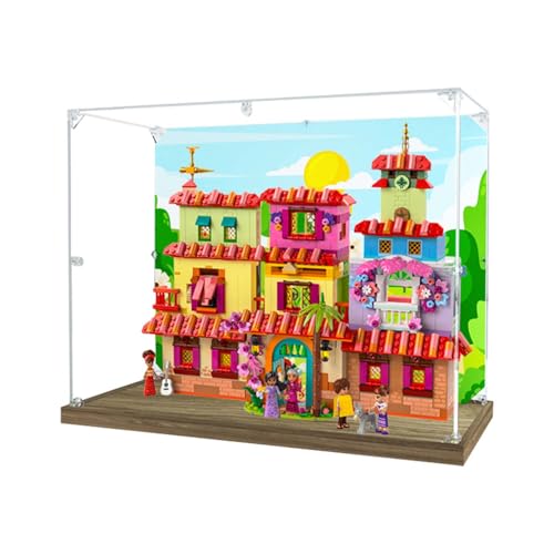 LRDECOR Acryl Staubdichte Vitrine Entwickelt für LE-GO 43245 Magic House Bausteinmodell, Transparente Box, Displaybox Kompatibel mit Le-go 43245 (kein Modell) (Optionen2) von LRDECOR