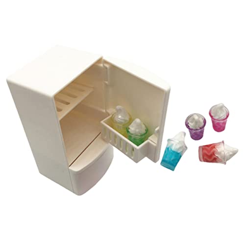 LRXIYODE 1satz Miniatur Kühlschrank Weißes Puppenhaus Zubehör Für Mikro Landschaften Eiscreme Modelle Für Kreative Spielszene Robustes Spielzeug Aus Kunststoff Leicht Und Dekorativ LRXIYODE 1satz Miniatur Kühlschrank Weißes Puppenhaus Zubehör Für Mikro Landschaften Eiscreme Modelle Für Kreative Spielszene Robustes Spielzeug Aus Kunststoff Leicht Und Dekorativ von LRXIYODE