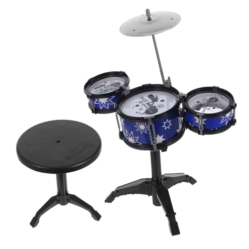 LRXIYODE 1 Set Kinder Musical Spielzeug Drum Set Simulation Jazz Drum Set Percussion Instrumente Spielzeug Für Kinder Babys Mädchen Musik Aufklärung von LRXIYODE