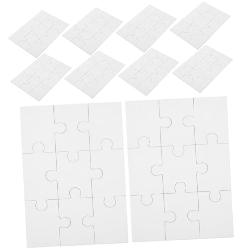 LRXIYODE 10 Blatt Teiliges Leeres Holzpuzzle Leichtes DIY Bastelmaterial für Bemalbare Puzzle Teile für Kreative Zeichnungen Sicheres und Robustes für Geburtstag und Familie LRXIYODE 10 Blatt Teiliges Leeres Holzpuzzle Leichtes DIY Bastelmaterial für Bemalbare Puzzle Teile für Kreative Zeichnungen Sicheres und Robustes für Geburtstag und Familie von LRXIYODE