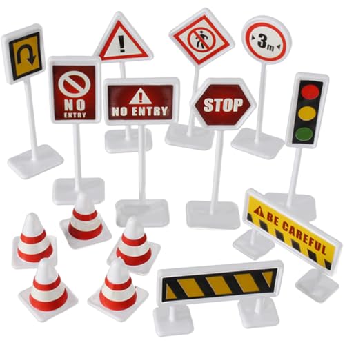 LRXIYODE 10 Sätze Teiliges Verkehrszeichen Spielset für Miniatur Straßensperren und Verkehrskegel Pädagogisches für Frühkindliche Verkehrserziehung Robustes Material Kombinierbar mit LRXIYODE 10 Sätze Teiliges Verkehrszeichen Spielset für Miniatur Straßensperren und Verkehrskegel Pädagogisches für Frühkindliche Verkehrserziehung Robustes Material Kombinierbar mit von LRXIYODE
