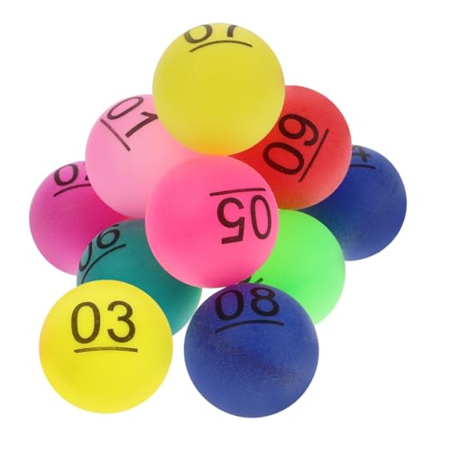 LRXIYODE 10 Stück Teiliges Bunte Lotteriekugeln aus Nummeriert Leichte Nahtlose Spielbälle mit Klarer Zahlenbeschriftung Robust und Bruchsicher für Partyspiele Tombola und Gewinnspiele LRXIYODE 10 Stück Teiliges Bunte Lotteriekugeln aus Nummeriert Leichte Nahtlose Spielbälle mit Klarer Zahlenbeschriftung Robust und Bruchsicher für Partyspiele Tombola und Gewinnspiele von LRXIYODE