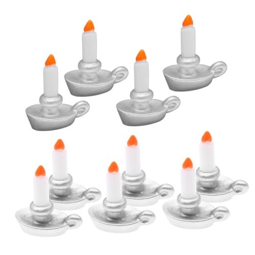 LRXIYODE 10 Stück Teiliges Miniatur-kerzenhalter aus Resin Widerstandsfähige Puppenhausmöbel Kleine Kerzenständer für DIY-Dekoration Vielseitige Candelabra für Puppenhaus LRXIYODE 10 Stück Teiliges Miniatur-kerzenhalter aus Resin Widerstandsfähige Puppenhausmöbel Kleine Kerzenständer für DIY-Dekoration Vielseitige Candelabra für Puppenhaus von LRXIYODE