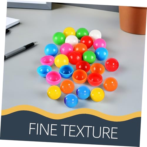 LRXIYODE 100 Stück Bunte Kunststoff lotteriekugeln mit Öffnung zum Befüllen Leichte Tombola bälle für Party Festival und Spiel Wiederverwendbare Spielball Requisiten in Grün Blau Orange LRXIYODE 100 Stück Bunte Kunststoff lotteriekugeln mit Öffnung zum Befüllen Leichte Tombola bälle für Party Festival und Spiel Wiederverwendbare Spielball Requisiten in Grün Blau Orange von LRXIYODE