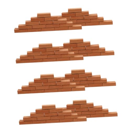 LRXIYODE 100 Stück Teiliges Miniatur Ziegelsteine für DIY Mikro Landschaftsmodell Realistische Kleine Klinkersteine für Sandtisch Puppenhaus Garten und Architekturbau Wiederverwendbar LRXIYODE 100 Stück Teiliges Miniatur Ziegelsteine für DIY Mikro Landschaftsmodell Realistische Kleine Klinkersteine für Sandtisch Puppenhaus Garten und Architekturbau Wiederverwendbar von LRXIYODE