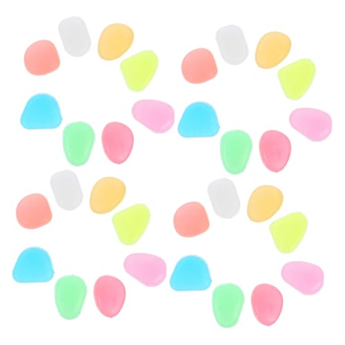 LRXIYODE 100 Stück Teiliges Nachtleuchtende Kieselsteine für Aquarium und Garten Mehrfarbige Dekosteine Sicher für Süßwasser Vielseitig für Pflanzgefäße Wasserspiele Gehwege und LRXIYODE 100 Stück Teiliges Nachtleuchtende Kieselsteine für Aquarium und Garten Mehrfarbige Dekosteine Sicher für Süßwasser Vielseitig für Pflanzgefäße Wasserspiele Gehwege und von LRXIYODE