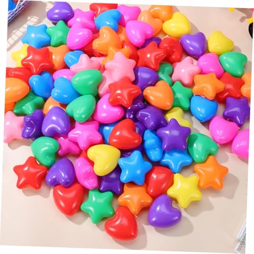 LRXIYODE 100 Stück Teiliges Stern und Herzförmige Ozeanbälle Kunststoff für Ballpools Partyspielzeug Indoor Outdoor Dekorative Spielbälle für Spielzelte und Spielbereiche LRXIYODE 100 Stück Teiliges Stern und Herzförmige Ozeanbälle Kunststoff für Ballpools Partyspielzeug Indoor Outdoor Dekorative Spielbälle für Spielzelte und Spielbereiche von LRXIYODE
