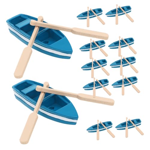 LRXIYODE 12 Sätze Miniatur Kanu Dekoration mit Holz-paddeln Kreative Kleine Ruderboote aus Holz für Nautische Wohnraumgestaltung DIY Bastelprojekte Puppenhaus und Kinderzimmer LRXIYODE 12 Sätze Miniatur Kanu Dekoration mit Holz-paddeln Kreative Kleine Ruderboote aus Holz für Nautische Wohnraumgestaltung DIY Bastelprojekte Puppenhaus und Kinderzimmer von LRXIYODE