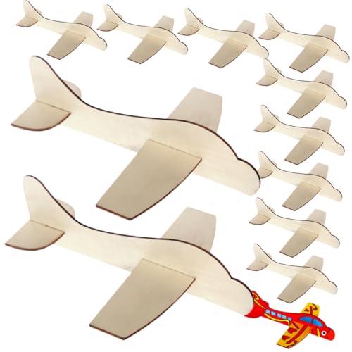 LRXIYODE 12 Stück Teiliges Holzflugzeug Modellbausatz zum Basteln für Stabiles DIY Flugzeugspielzeug zum Zusammenbauen und Bemalen Geschenk für Jungen und Mädchen Dekorieren LRXIYODE 12 Stück Teiliges Holzflugzeug Modellbausatz zum Basteln für Stabiles DIY Flugzeugspielzeug zum Zusammenbauen und Bemalen Geschenk für Jungen und Mädchen Dekorieren von LRXIYODE