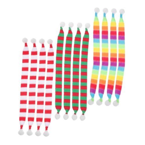LRXIYODE 12 Stück Teiliges Mini Schals für Puppen aus Weichem Strickstoff Farbenfrohe Weihnachtsdeko Passend für Mini Schneemänner Puppen und Kleine Ornamente Festlich und Wiederverwendbar LRXIYODE 12 Stück Teiliges Mini Schals für Puppen aus Weichem Strickstoff Farbenfrohe Weihnachtsdeko Passend für Mini Schneemänner Puppen und Kleine Ornamente Festlich und Wiederverwendbar von LRXIYODE