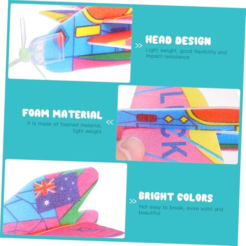 LRXIYODE 12 Stück Teiliges Schaumstoff handwurf Flugzeuge für Leichte Gleiter mit Flexiblem Material Fördert Hand Auge koordination und Praktische Fähigkeiten Geeignet für Draußen und LRXIYODE 12 Stück Teiliges Schaumstoff handwurf Flugzeuge für Leichte Gleiter mit Flexiblem Material Fördert Hand Auge koordination und Praktische Fähigkeiten Geeignet für Draußen und von LRXIYODE