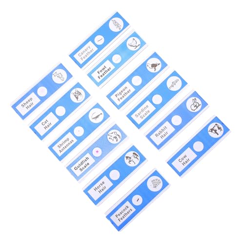 LRXIYODE 12 Stück Teiliges Vorgereinigter Kunststoff Mikroskop Objektträger mit Tierpräparaten für Beschriftet und Langlebig für Biologie Experimente und Naturwissenschaftlichen Unterricht LRXIYODE 12 Stück Teiliges Vorgereinigter Kunststoff Mikroskop Objektträger mit Tierpräparaten für Beschriftet und Langlebig für Biologie Experimente und Naturwissenschaftlichen Unterricht von LRXIYODE