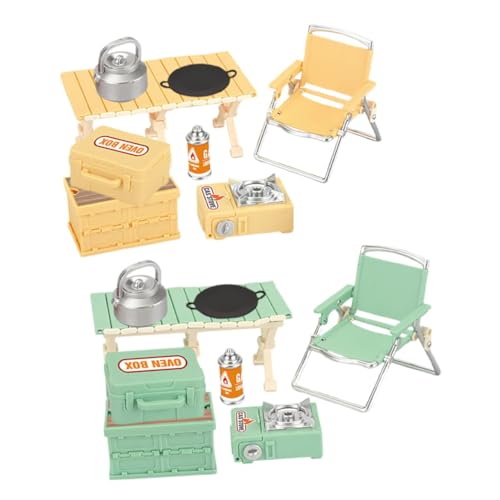 LRXIYODE 16 Stück Zubehör für Outdoor-Spielsets Handyständer Outdoor- für Kleinkinder Mini-Simulationsstuhl Klappstuhl Camping kleines Stuhlmodell Miniaturtisch und Stuhl Plastik LRXIYODE 16 Stück Zubehör für Outdoor-Spielsets Handyständer Outdoor- für Kleinkinder Mini-Simulationsstuhl Klappstuhl Camping kleines Stuhlmodell Miniaturtisch und Stuhl Plastik von LRXIYODE