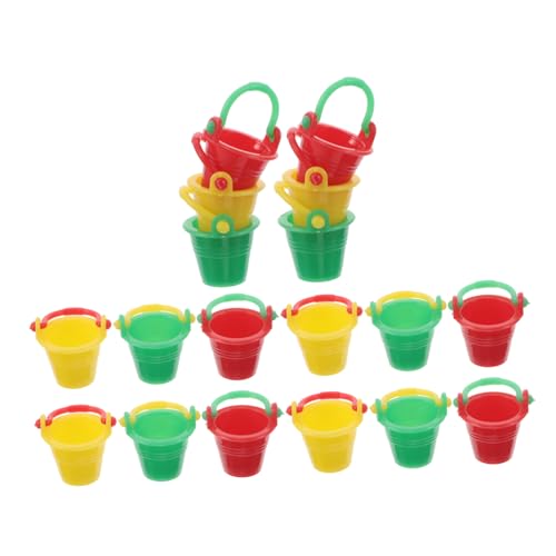 LRXIYODE 18 Stück Teiliges Miniatur Eimer Mini Plastik Strand Eimer Dekor für Puppenhaus Mikro Landschaft Deko Kleine Wassereimer für Mini Garten Szenen LRXIYODE 18 Stück Teiliges Miniatur Eimer Mini Plastik Strand Eimer Dekor für Puppenhaus Mikro Landschaft Deko Kleine Wassereimer für Mini Garten Szenen von LRXIYODE