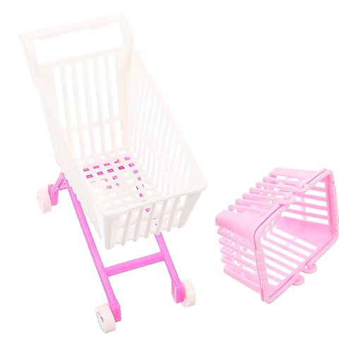 LRXIYODE 1satz Mini Einkaufswagen Puppen Shopping Cart Mit Pinkem Korb Miniatur Supermarkt Handwagen Für Schreibtisch Dekoration Und Aufbewahrung Kreatives Spielzeug LRXIYODE 1satz Mini Einkaufswagen Puppen Shopping Cart Mit Pinkem Korb Miniatur Supermarkt Handwagen Für Schreibtisch Dekoration Und Aufbewahrung Kreatives Spielzeug von LRXIYODE