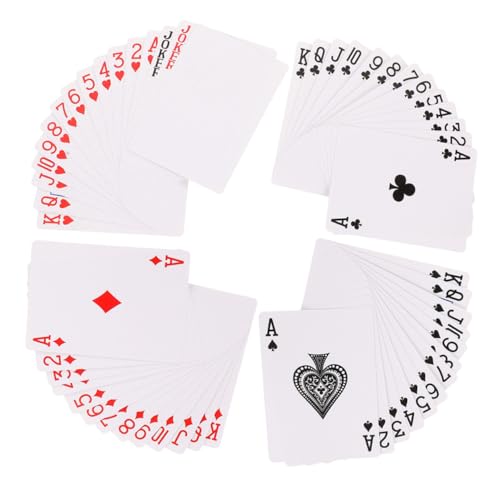 LRXIYODE 2 Sätze Blanko-pokerkarten Aus Papier Für DIY-wärmeübertragungskartenprojekte Unfertige Pokerkarten-sublimationskarten Einseitig Gestaltbar Vielseitig Einsetzbar Für Freizeit Und k LRXIYODE 2 Sätze Blanko-pokerkarten Aus Papier Für DIY-wärmeübertragungskartenprojekte Unfertige Pokerkarten-sublimationskarten Einseitig Gestaltbar Vielseitig Einsetzbar Für Freizeit Und k von LRXIYODE