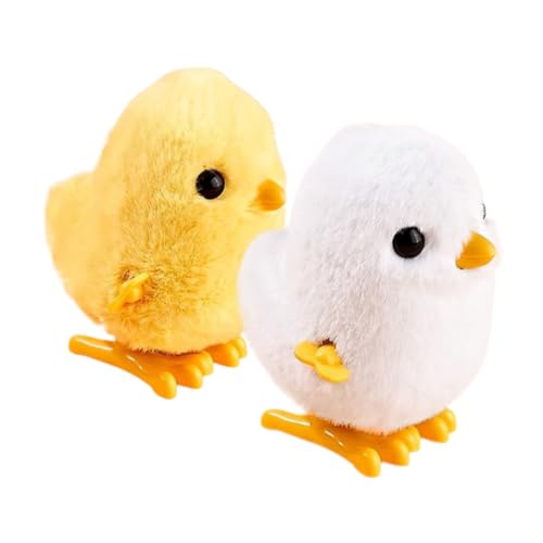 LRXIYODE 2 Stück Aufziehspielzeug Tierchen Lustiges Plüsch Küken und Huhn Interaktives Uhrwerkspielzeug für Fördert Motorik und Koordination für Ostern und Geburtstagsgeschenke LRXIYODE 2 Stück Aufziehspielzeug Tierchen Lustiges Plüsch Küken und Huhn Interaktives Uhrwerkspielzeug für Fördert Motorik und Koordination für Ostern und Geburtstagsgeschenke von LRXIYODE