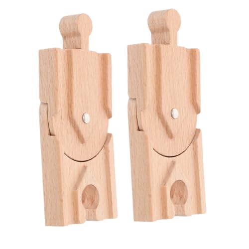 LRXIYODE 2 Stück Holzeisenbahn Zubehör Teiliges aus Nachhaltigem Holz für Kompatibel mit DIY Zugschienen Fördert Feinmotorik und Kreatives bei Jungen und Mädchen LRXIYODE 2 Stück Holzeisenbahn Zubehör Teiliges aus Nachhaltigem Holz für Kompatibel mit DIY Zugschienen Fördert Feinmotorik und Kreatives bei Jungen und Mädchen von LRXIYODE