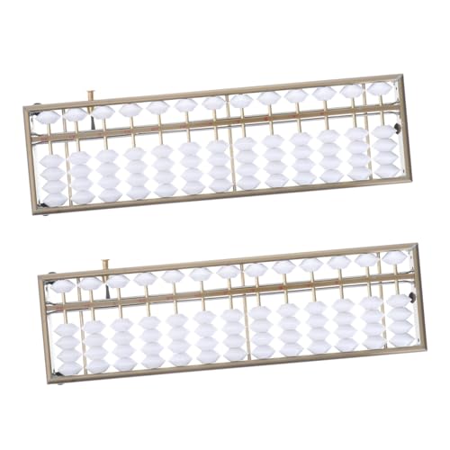 LRXIYODE 2 Stück Praktischer Abakus mit Ziffern Aluminiumlegierung Rechenhilfe für Frühe Mathebildung Leicht Tragbar als Lernspielzeug und Desktop Dekoration für Junge Mädchen LRXIYODE 2 Stück Praktischer Abakus mit Ziffern Aluminiumlegierung Rechenhilfe für Frühe Mathebildung Leicht Tragbar als Lernspielzeug und Desktop Dekoration für Junge Mädchen von LRXIYODE