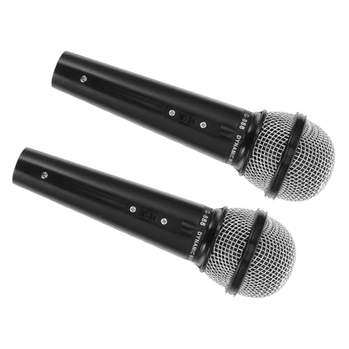 LRXIYODE 2 Stück Teiliges Kunststoff Simulationsmikrofon für Leicht Strapazierfähig Sicher als Party Requisite für Karaoke Tragbar für Drinnen und Draußen Schwarzes Mini Modell LRXIYODE 2 Stück Teiliges Kunststoff Simulationsmikrofon für Leicht Strapazierfähig Sicher als Party Requisite für Karaoke Tragbar für Drinnen und Draußen Schwarzes Mini Modell von LRXIYODE