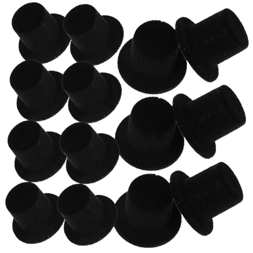 LRXIYODE 20 Stück Teiliges Miniatur Clown Hüte Beflockte Mini Hüte für Bastelarbeiten Puppenmode DIY Dekoration Zubehör Schwarz Klein LRXIYODE 20 Stück Teiliges Miniatur Clown Hüte Beflockte Mini Hüte für Bastelarbeiten Puppenmode DIY Dekoration Zubehör Schwarz Klein von LRXIYODE