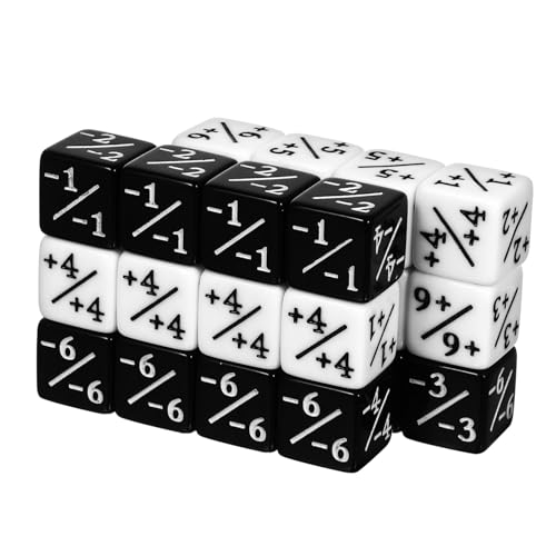 LRXIYODE 24 Stück Teiliges Acryl Plus Minus Würfel Farbige Spielwürfel für Mathe Lernen Robust Tragbar Klare Zahlen Geeignet für Party Klassenzimmer und Unterhaltung LRXIYODE 24 Stück Teiliges Acryl Plus Minus Würfel Farbige Spielwürfel für Mathe Lernen Robust Tragbar Klare Zahlen Geeignet für Party Klassenzimmer und Unterhaltung von LRXIYODE