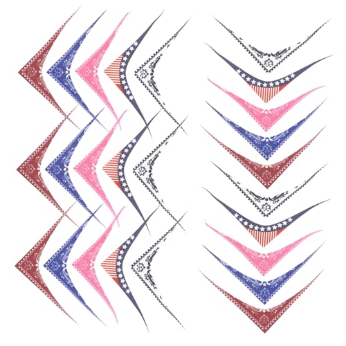 LRXIYODE 25 Stück Teiliges Mini dreieckstuch Puppen Farbige Kleine Puppenschals in Weiß Blau Sternmuster Geeignet für DIY Dekoration Spielzeugfiguren und Kleine Plüschtiere LRXIYODE 25 Stück Teiliges Mini dreieckstuch Puppen Farbige Kleine Puppenschals in Weiß Blau Sternmuster Geeignet für DIY Dekoration Spielzeugfiguren und Kleine Plüschtiere von LRXIYODE