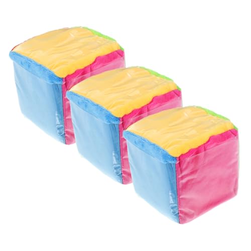 LRXIYODE 3 Stück Große Weiche Würfel mit transparenten Kartentaschen Bunte Lernwürfel für Pädagogische Spielzeuge Mathematik und Logischem Denken LRXIYODE 3 Stück Große Weiche Würfel mit transparenten Kartentaschen Bunte Lernwürfel für Pädagogische Spielzeuge Mathematik und Logischem Denken von LRXIYODE