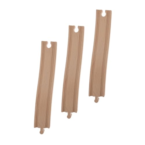LRXIYODE 3 Stück Teiliges Holzeisenbahn biegegleis Geruchlosem Holz Pädagogisches DIY zubehör für Selbstständigen Zusammenbauen und Erweiterung von Holzeisenbahnstrecken LRXIYODE 3 Stück Teiliges Holzeisenbahn biegegleis Geruchlosem Holz Pädagogisches DIY zubehör für Selbstständigen Zusammenbauen und Erweiterung von Holzeisenbahnstrecken von LRXIYODE