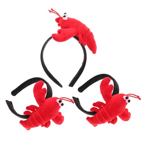 LRXIYODE 3 Stück Teiliges Niedliches Stirnband Weiches Plüsch Haarreif mit Cartoon Krabbentieren Party Haarband für Erwachsene Leichter Kopfschmuck für Festliche Anlässe und Alltag LRXIYODE 3 Stück Teiliges Niedliches Stirnband Weiches Plüsch Haarreif mit Cartoon Krabbentieren Party Haarband für Erwachsene Leichter Kopfschmuck für Festliche Anlässe und Alltag von LRXIYODE