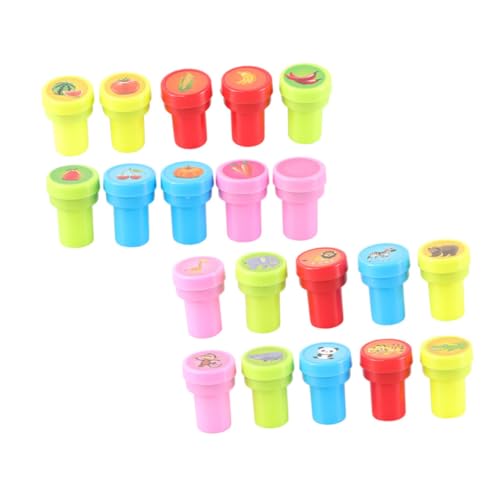 LRXIYODE 30 Stück Teiliges Stempelset Cartoon Motive mit Tinte Ungiftig Umweltfreundlich als Partygeschenk für Schule Geburtstagsfeiern und Kreative Bastelstunden LRXIYODE 30 Stück Teiliges Stempelset Cartoon Motive mit Tinte Ungiftig Umweltfreundlich als Partygeschenk für Schule Geburtstagsfeiern und Kreative Bastelstunden von LRXIYODE