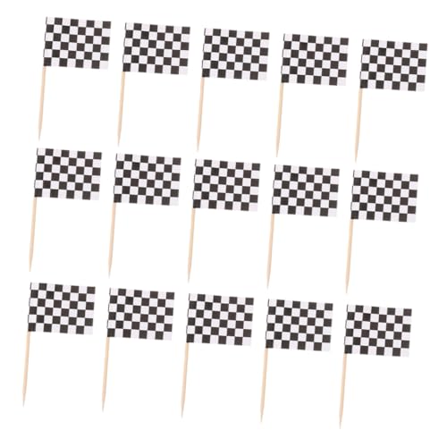 LRXIYODE 360 Stück Mini Zahnstocher mit Karierten Rennflaggen Lebensmittelecht Sicher und Wiederverwendbar für Cupcakes Desserts und Partydekorationen bei Geburtstagsfeiern und LRXIYODE 360 Stück Mini Zahnstocher mit Karierten Rennflaggen Lebensmittelecht Sicher und Wiederverwendbar für Cupcakes Desserts und Partydekorationen bei Geburtstagsfeiern und von LRXIYODE