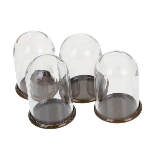 LRXIYODE 4 Stück Mini Glasdomes mit Metallbasis Transparente Cloche aus für Puppenhaus DIY Mikrolandschaft Pflanzen und Blumenschutz Kleine Dekorative Vitrinen LRXIYODE 4 Stück Mini Glasdomes mit Metallbasis Transparente Cloche aus für Puppenhaus DIY Mikrolandschaft Pflanzen und Blumenschutz Kleine Dekorative Vitrinen von LRXIYODE
