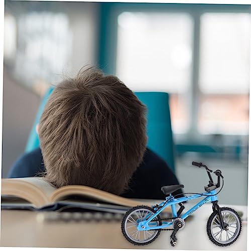LRXIYODE 4 Stück Teiliges Finger Bike Miniatur Vintage Doppelstangen Fahrräder in Gelb Blau Schwarz Orange für Finger Sport Fans Geschenk und Dekoration LRXIYODE 4 Stück Teiliges Finger Bike Miniatur Vintage Doppelstangen Fahrräder in Gelb Blau Schwarz Orange für Finger Sport Fans Geschenk und Dekoration von LRXIYODE