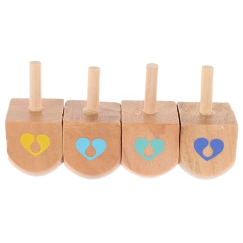 LRXIYODE 4 Stück Teiliges Holzspielzeug Dreidel Naturbelassene Kinderkreisel Sensorisches Gyroskop für Jungen und Mädchen Fördert Konzentration und Stressabbau Familien Bastelset für LRXIYODE 4 Stück Teiliges Holzspielzeug Dreidel Naturbelassene Kinderkreisel Sensorisches Gyroskop für Jungen und Mädchen Fördert Konzentration und Stressabbau Familien Bastelset für von LRXIYODE