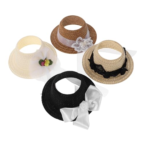 LRXIYODE 4 Stück Teiliges Mini Puppenhut Stoff mit Schleife Kleine Hüte für Kreative DIY-kostüme und Rollenspiele Leicht Kompakt für Festliche Dekorationen LRXIYODE 4 Stück Teiliges Mini Puppenhut Stoff mit Schleife Kleine Hüte für Kreative DIY-kostüme und Rollenspiele Leicht Kompakt für Festliche Dekorationen von LRXIYODE