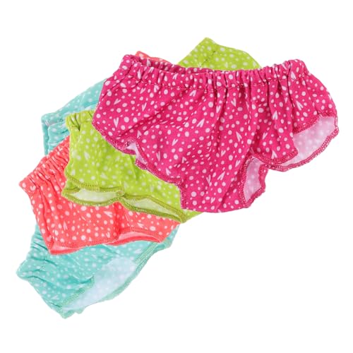 LRXIYODE 4 Stück Teiliges Puppenunterwäsche Kleine Puppe Höschen Weiches Strapazierfähiges Material Einfache Anziehfunktion Miniatur Puppenbekleidung für Puppenhaus Zubehör LRXIYODE 4 Stück Teiliges Puppenunterwäsche Kleine Puppe Höschen Weiches Strapazierfähiges Material Einfache Anziehfunktion Miniatur Puppenbekleidung für Puppenhaus Zubehör von LRXIYODE