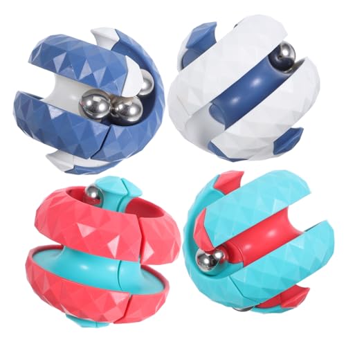 LRXIYODE 4 Stück Teiliges Puzzle-Ball Stressabbau Drehbares Fidget Perlen Beruhigende Sensorische Kugel für Erwachsene für Büro Schule Reisen und Zuhause LRXIYODE 4 Stück Teiliges Puzzle-Ball Stressabbau Drehbares Fidget Perlen Beruhigende Sensorische Kugel für Erwachsene für Büro Schule Reisen und Zuhause von LRXIYODE
