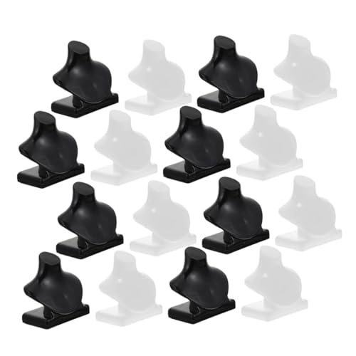 LRXIYODE 40 Stück Miniatur Schmuckhalter für Puppenhaus Mannequin Schmuckdisplay Kleiner Halskettenhalter für Rollenspiel Dekoratives Tischdisplay in Weiß und Schwarz LRXIYODE 40 Stück Miniatur Schmuckhalter für Puppenhaus Mannequin Schmuckdisplay Kleiner Halskettenhalter für Rollenspiel Dekoratives Tischdisplay in Weiß und Schwarz von LRXIYODE